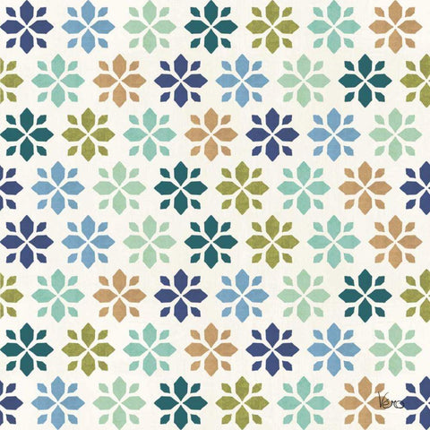 Otomi Lake Step 06A Black Ornate Wood Framed Art Print with Double Matting by Charron, Veronique