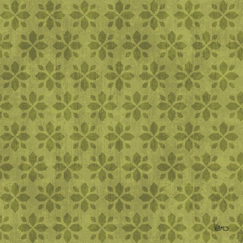 Otomi Lake Step 06E Black Modern Wood Framed Art Print with Double Matting by Charron, Veronique