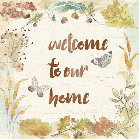 Woodland Wreath VI Home White Modern Wood Framed Art Print by Grove, Beth