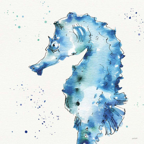 Deep Sea XI Black Modern Wood Framed Art Print by Tavoletti, Anne