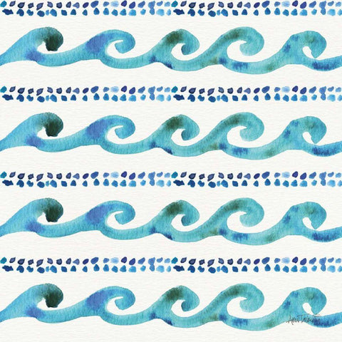 Deep Sea Step 02A White Modern Wood Framed Art Print by Tavoletti, Anne