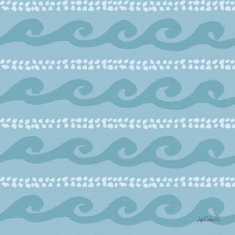 Deep Sea Step 02B Black Modern Wood Framed Art Print by Tavoletti, Anne