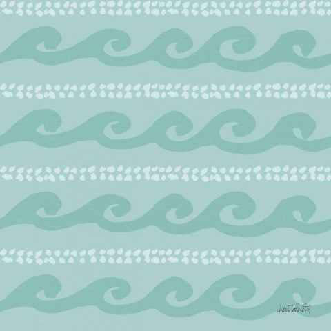 Deep Sea Step 02C White Modern Wood Framed Art Print by Tavoletti, Anne