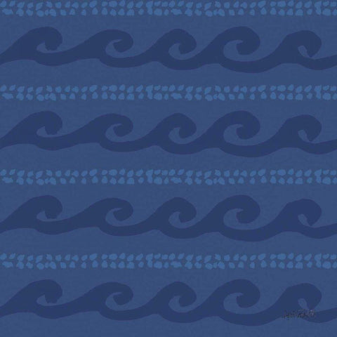 Deep Sea Step 02E Black Ornate Wood Framed Art Print with Double Matting by Tavoletti, Anne