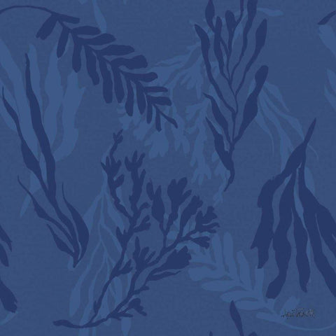 Deep Sea Step 03E Black Modern Wood Framed Art Print with Double Matting by Tavoletti, Anne