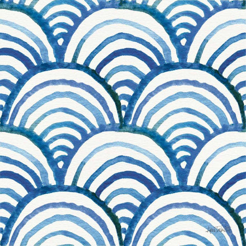 Deep Sea Step 05 White Modern Wood Framed Art Print by Tavoletti, Anne