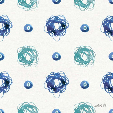 Deep Sea Step 07A White Modern Wood Framed Art Print by Tavoletti, Anne