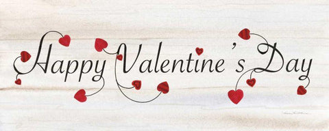 Rustic Valentine Saying I White Modern Wood Framed Art Print with Double Matting by McKenna, Kathleen Parr