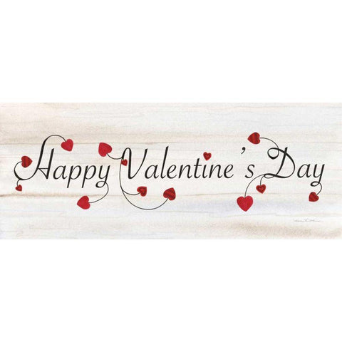 Rustic Valentine Saying I Black Modern Wood Framed Art Print by McKenna, Kathleen Parr