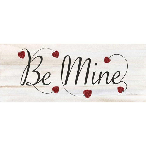 Rustic Valentine Saying IV Black Modern Wood Framed Art Print by McKenna, Kathleen Parr
