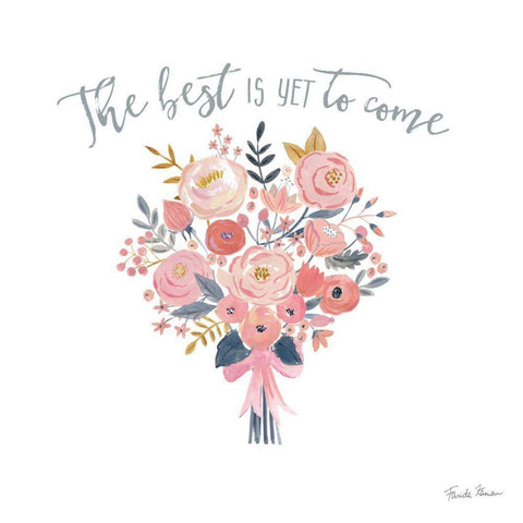 It Takes Two V White Modern Wood Framed Art Print with Double Matting by Zaman, Farida