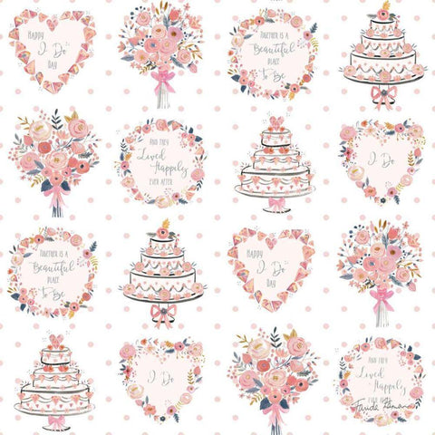 It Takes Two Step 04A Gold Ornate Wood Framed Art Print with Double Matting by Zaman, Farida