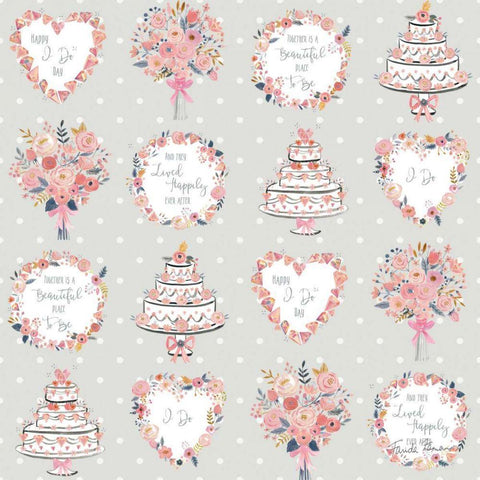 It Takes Two Step 04C Gold Ornate Wood Framed Art Print with Double Matting by Zaman, Farida