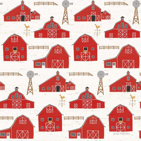 Country Roads Step 03A Gold Ornate Wood Framed Art Print with Double Matting by Marshall, Laura