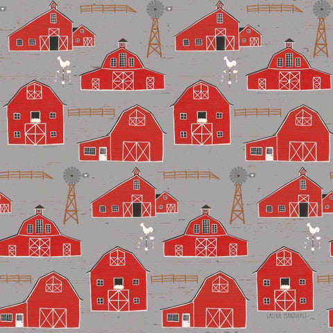 Country Roads Step 03C Black Modern Wood Framed Art Print by Marshall, Laura