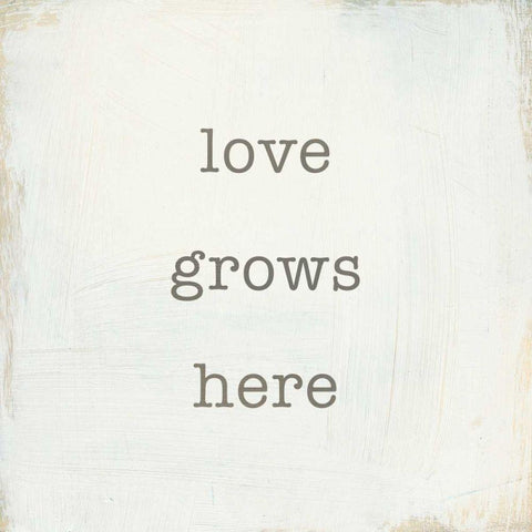 Home Sweet Home III White Modern Wood Framed Art Print with Double Matting by Wild Apple Portfolio