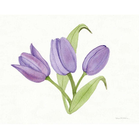 Easter Blessing Flowers II Black Modern Wood Framed Art Print by McKenna, Kathleen Parr