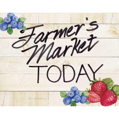 Life on the Farm Sign II v2 Black Modern Wood Framed Art Print with Double Matting by McKenna, Kathleen Parr