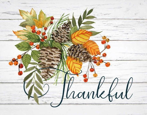 Autumn Splendor I Natural Wood Black Ornate Wood Framed Art Print with Double Matting by McKenna, Kathleen Parr