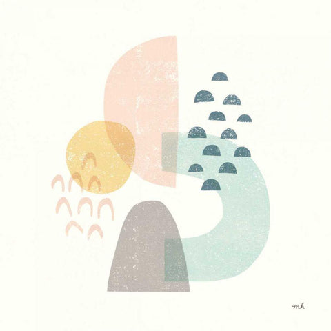 Happy Thoughts I Black Modern Wood Framed Art Print by Hershey, Moira