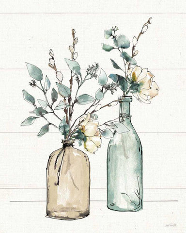 Modern Farmhouse II White Modern Wood Framed Art Print with Double Matting by Tavoletti, Anne