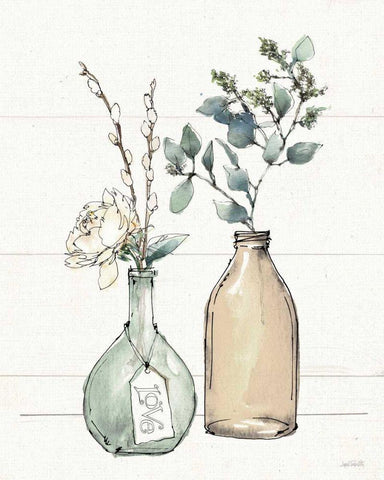 Modern Farmhouse III White Modern Wood Framed Art Print with Double Matting by Tavoletti, Anne