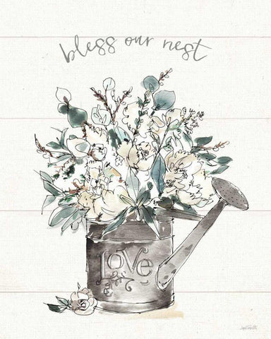 Modern Farmhouse IV Black Ornate Wood Framed Art Print with Double Matting by Tavoletti, Anne