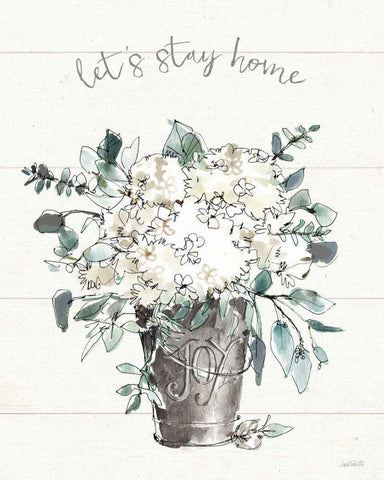 Modern Farmhouse V White Modern Wood Framed Art Print with Double Matting by Tavoletti, Anne