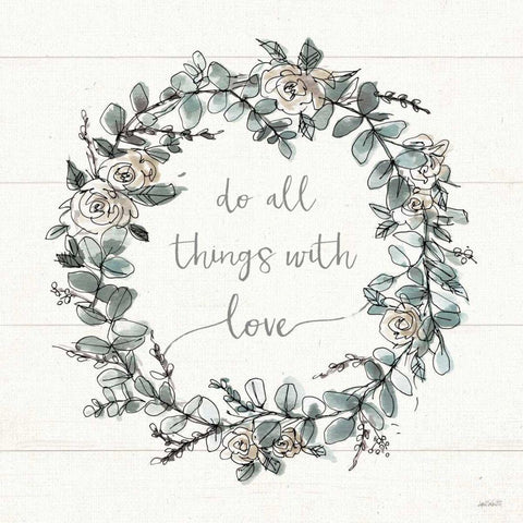 Modern Farmhouse VI Black Modern Wood Framed Art Print by Tavoletti, Anne