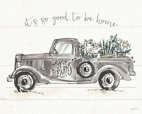 Modern Farmhouse VIII White Modern Wood Framed Art Print with Double Matting by Tavoletti, Anne