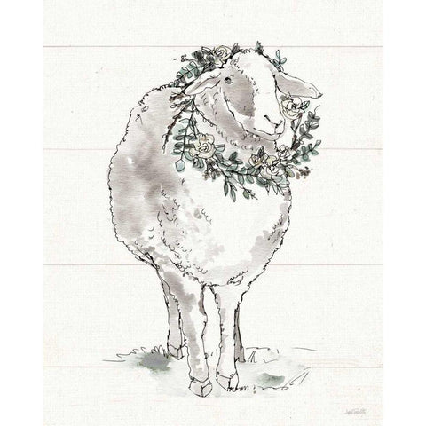 Modern Farmhouse XI Gold Ornate Wood Framed Art Print with Double Matting by Tavoletti, Anne