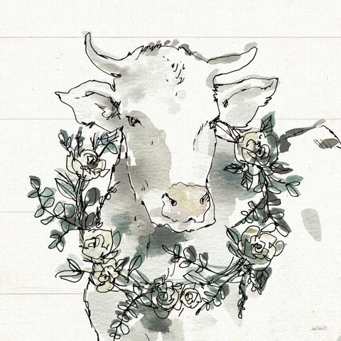 Modern Farmhouse XII Black Modern Wood Framed Art Print by Tavoletti, Anne