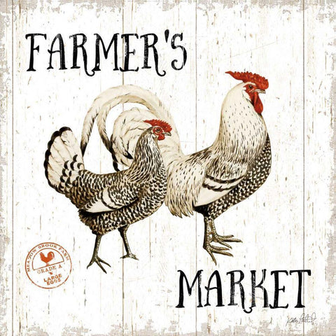 Free Range Fresh II Black Ornate Wood Framed Art Print with Double Matting by Pertiet, Katie