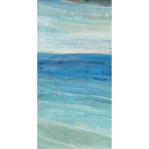 From the Shore III Black Modern Wood Framed Art Print with Double Matting by Hristova, Albena