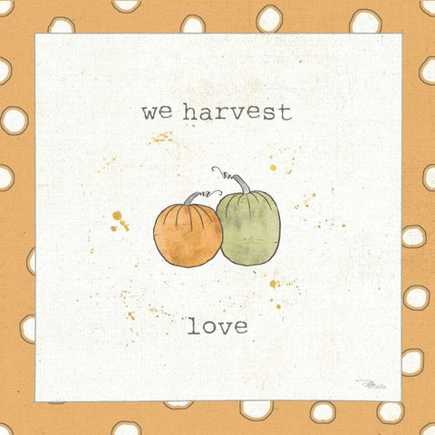 Harvest Cuties I Step 02C White Modern Wood Framed Art Print with Double Matting by Pela Studio
