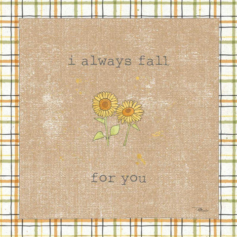 Harvest Cuties II Brown Black Modern Wood Framed Art Print with Double Matting by Pela Studio