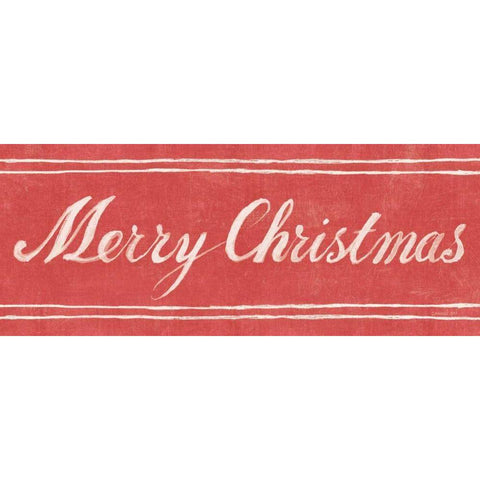 Floursack Holiday XIII White Modern Wood Framed Art Print by Nai, Danhui