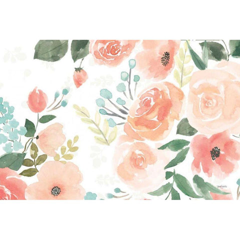 Blooming Delight III White White Modern Wood Framed Art Print by Jackson, Jenaya