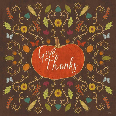 Autumn Otomi VII White Modern Wood Framed Art Print by Charron, Veronique