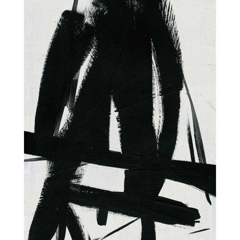 Spontaneous IV White Modern Wood Framed Art Print by Zaman, Farida