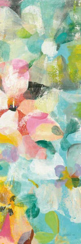 Happy Garden III Black Ornate Wood Framed Art Print with Double Matting by Nai, Danhui