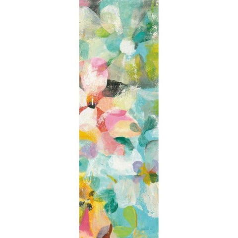 Happy Garden III Gold Ornate Wood Framed Art Print with Double Matting by Nai, Danhui