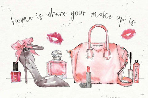 Chic Accents I Black Ornate Wood Framed Art Print with Double Matting by Tavoletti, Anne