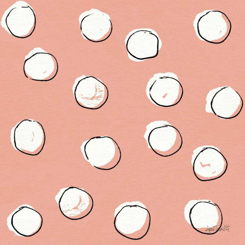Chic Accents Pattern VIIC White Modern Wood Framed Art Print by Tavoletti, Anne