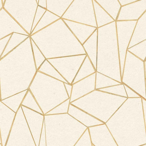 Succulent Pattern I Gold Ornate Wood Framed Art Print with Double Matting by Wild Apple Portfolio