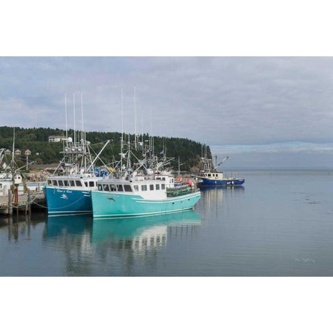 Bay of Fundy I Black Modern Wood Framed Art Print with Double Matting by Majchrowicz, Alan