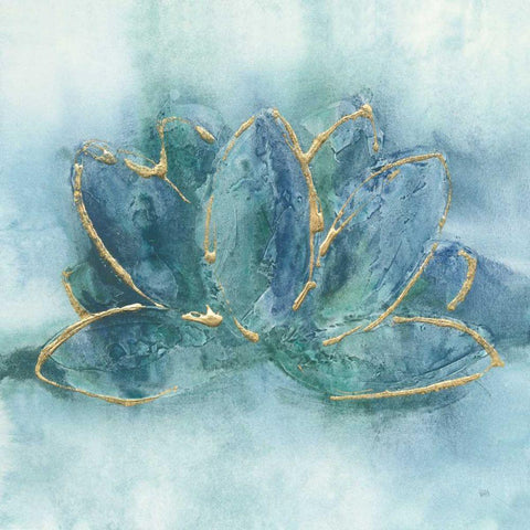 Buddha Lotus White Modern Wood Framed Art Print by Paschke, Chris