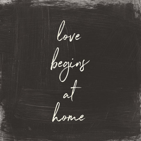 My Home Inspiration IV Black Modern Wood Framed Art Print by Wild Apple Portfolio