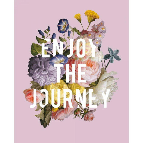 Floral Sentiment II Crop Gold Ornate Wood Framed Art Print with Double Matting by Wild Apple Portfolio