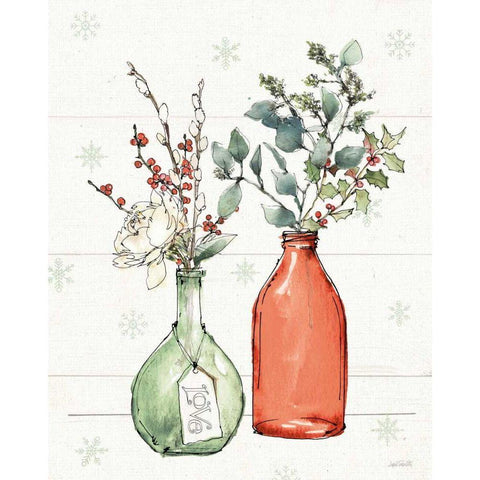 Modern Farmhouse III Christmas Black Modern Wood Framed Art Print by Tavoletti, Anne